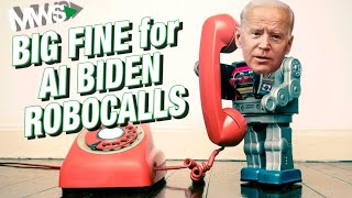 Consultant Fined 6 Million for Using AIcreated Fake Biden Robocalls [upl. by Hahsia]