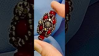 НОВЫЕ ПЛЕТЕНЫЕ БУСИНЫ В СТИЛЕ ФАБЕРЖЕ NEW FABERGESTYLE WOVEN BEADS bijouterie beads  weaving [upl. by Bettencourt]