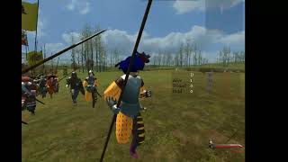 Landsknecht Combat against Kalmar  Mount Blade Warband 16th [upl. by Lyrret]