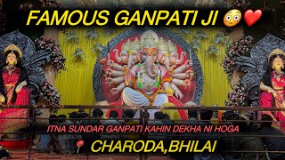 The Most Famous Ganesh Pandal Of Bhilai Charoda 😍 [upl. by Sacci]