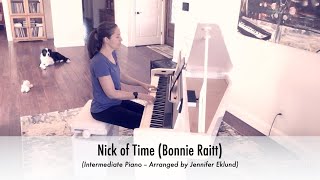 Nick of Time Bonnie Raitt  Piano Sheet Music Intermediate [upl. by Nagorb]