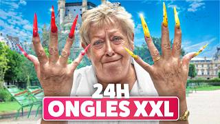 24 HEURES AVEC DES ONGLES XXL [upl. by Enavi]