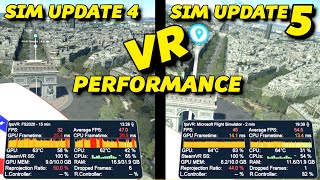 SIM UPDATE 5 Performance Comparison in VR  Microsoft Flight Simulator  Valve Index Gameplay [upl. by Eniala]