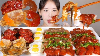 장 열렸다🦀🦐✨밥 순삭 해버린 순살게장 새우장 간장게장 양념게장 먹방 eating show mukbang korean food [upl. by Docile]