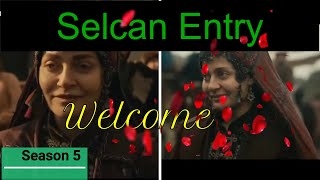 Selcan Entry in Season 5  Suleyman and Selcan Entry with English Subtitles  All About Ertugrul [upl. by Olenta]