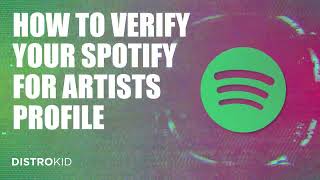 How to Get Verified on Spotify [upl. by Bohaty]