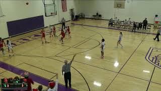 Perkiomen School Girls Basketball vs The Hun School of Princeton [upl. by Saiff103]