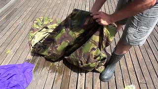 Using Nikwax to rewaterproof a Bivvy Bag  Carinthia Observer Bivy AKA NL Observer Bivy [upl. by Goda539]