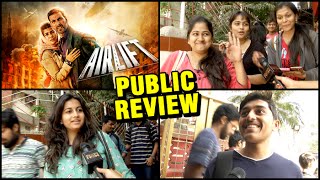 Public Review Of Airlift  Akshay Kumar And Nimrat Kaur [upl. by Ursas]