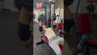 Incline neutral grip power press motivation fitnesscontent [upl. by Venditti]