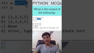 Quick Python MCQ Breakdown  Learn Python Rapidly infytqmcq infytq shorts python infytqpython [upl. by Ekyt]