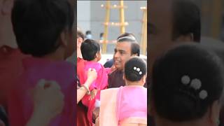 Mukesh Ambani Along With His Mother Kokilaben Ambani And Grandson Prithivi Ambani shorts short [upl. by Algie]