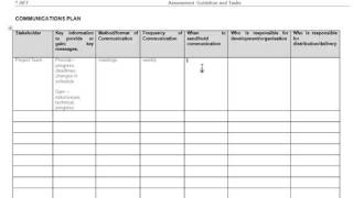 Simple Communications Plan Template [upl. by March]