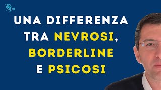 Una differenza strutturale tra nevrosi sciame borderline e psicosi [upl. by Ransell]