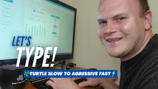 ASMR  How Fast can you Speed Type WPM Test  Satisfying Keyboard Typing Sounds [upl. by Iasi]