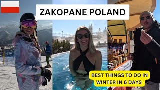 ZAKOPANE POLAND 2023  WINTER SKI THERMAL BATHS and TRADITIONAL EXPERIENCES [upl. by Indyc213]