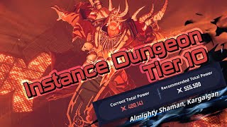 Almighty Shaman Kargalgan Tier 10 Cleared Using 400k Total Power Team【Solo Leveling Arise】 [upl. by Sonni983]