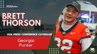 Brett Thorson recounts his big special teams tackle viral video for Georgia football [upl. by Kapoor]