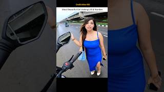 Biker helping Cute Stranger Girl On Asking For Lift🥰shorts bike rider help cutegirl lift ktm [upl. by Auqenwahs]