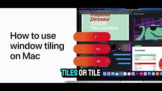 Master Window Tiling On Your Mac With Apple Support 🖥️ [upl. by Lleihsad]