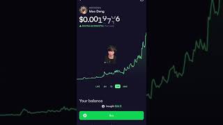 moo deng 🐐 moonshot cryptotrading crypto money viralvideo [upl. by Neirda]