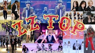 ZZ Top amp Nickelback Sharp Dressed Man 80s Rock KPop Shuffle Cutting Shapes Dance2Rock Tribute [upl. by Ylram]