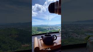 teaceremony nature mountains chinesetea oolong morningtea world travel zen [upl. by Jr]