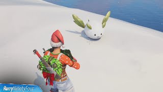 Place Festive Snow Creatures Locations  Fortnite Winterfest [upl. by Huston885]