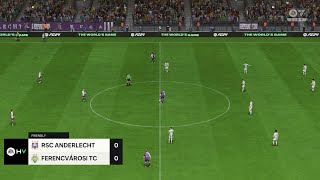 Anderlecht vs Ferencváros 25092024 UEFA Europa League EA FC 24 [upl. by Natlus]