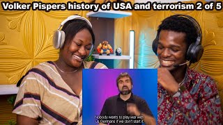 Reaction To Volker Pispers History of USA 2 of 5 [upl. by Ennaeirrac]