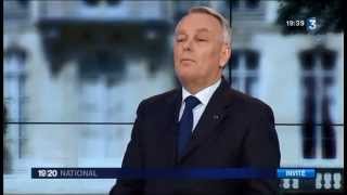 JeanMarc Ayrault répond aux questions dactualité du moment [upl. by Olfe490]