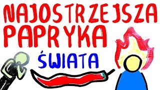 NAJOSTRZEJSZA PAPRYKA jaką może zjeść CZŁOWIEK  Skutki zjedzenia Pepper X [upl. by Pedroza289]