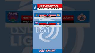 Jadwal Pertandingan  Persija Jakarta Vs Persita  BRI Liga 1 202425 [upl. by Jasik]