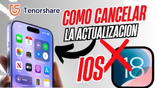 Cómo Cancelar Actualizacion iPhone 161514131211  Cómo Cancelar una Actualizacion de iOS 18 [upl. by Beacham]