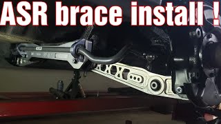 Asr subframe brace and sway bar install on em1 [upl. by Alek]