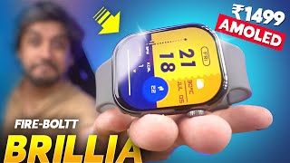 Best AMOLED Smartwatch Under ₹1500 ⚡️ Fireboltt BRILLIA Review [upl. by Aitram185]