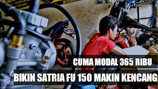 SETTING KARBU PE28 SATRIA FU150 REVIEW KARBU 365 RIBU KARBUPE28 [upl. by Novihc]