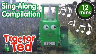 Songs On The Farm With Ted 🚜  Tractor Ted SingAlong Compilation 🎶  Tractor Ted Official Channel [upl. by Nonek]