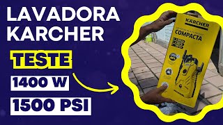 Lavadora Karcher 1500 PSI Teste [upl. by Ytomit]