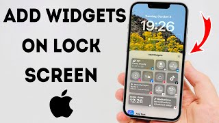 How To Add Widgets On Lock Screen iPhone  Full Guide [upl. by Song826]