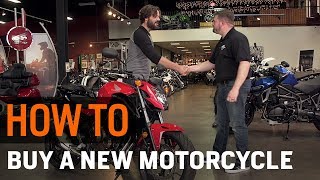 How To Buy A New Motorcycle from a Dealer at RevZillacom [upl. by Esilana]