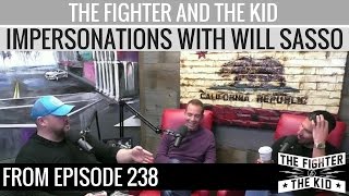 The Fighter and The Kid  Impersonations with Will Sasso [upl. by Zednanreh15]