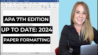 How to format your paper in APA style in 2024 [upl. by Umont]