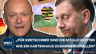 SACKGASSE IN SACHSEN Minderheitsregierung oder Neuwahlen Michael Kretschmer gehen die Optionen aus [upl. by Chaing]