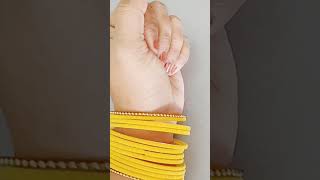 Latest Bangles bridalbangles viralvideo letestbangles marriagebangles love [upl. by Akcinehs360]