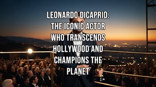 Leonardo DiCaprio The Iconic Actor Who Transcends Hollywood and Champions the Planet [upl. by Ivo]