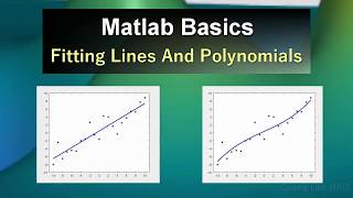 Matlab Tutorial Introduction to Fitting Lines and Polynomials [upl. by Eleinad]