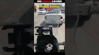 Con cuidado al cambiar de carril en moto [upl. by O'Brien]