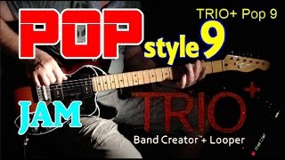 unexpected accompaniment on Digitech TRIO POP style 9 [upl. by Ahseetal]