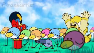 Rhythm Heaven Reanimated  Flock Step [upl. by Alrick]